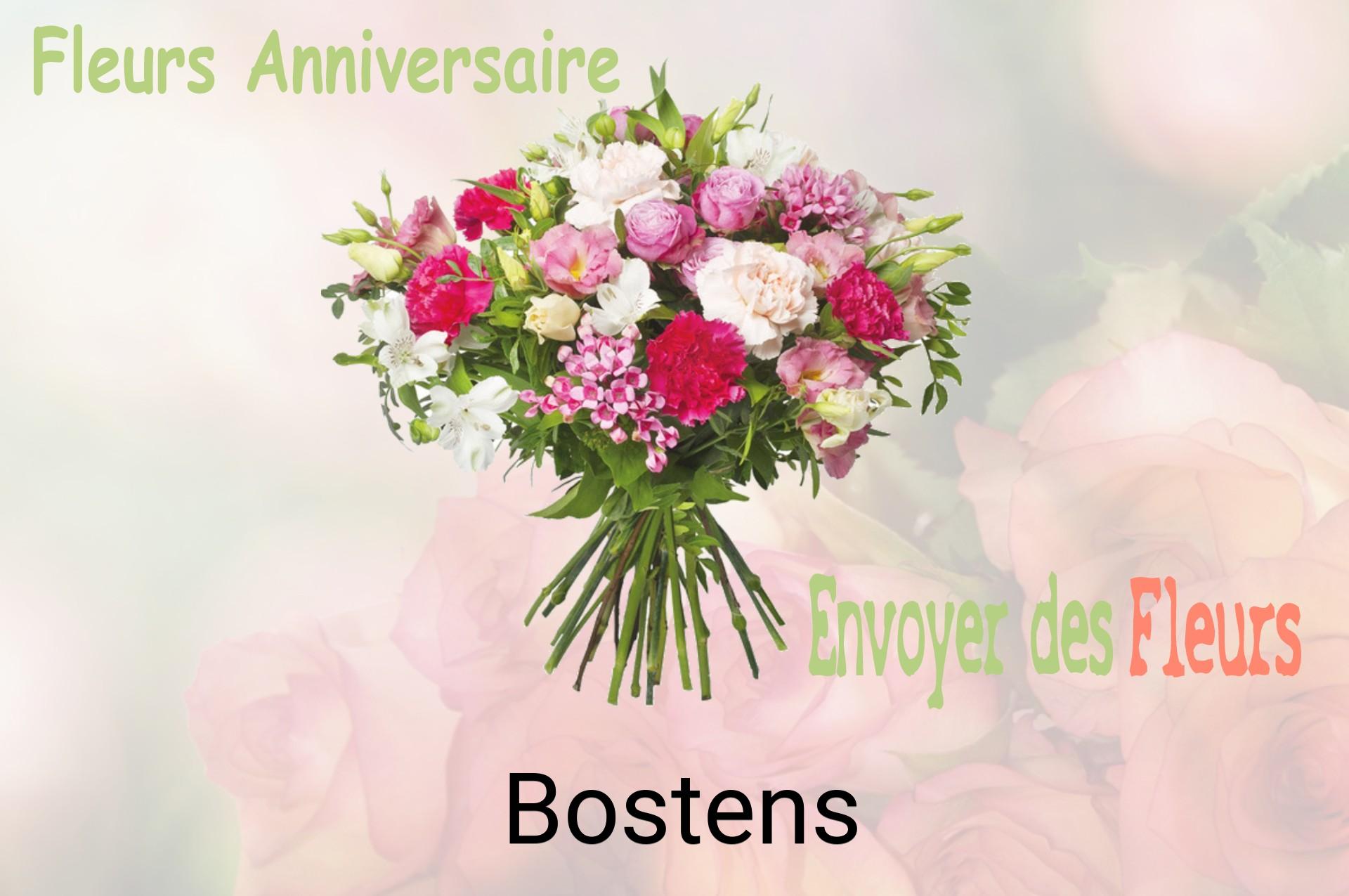 Bouquet de fleurs d’anniversaire livré à Bostens
