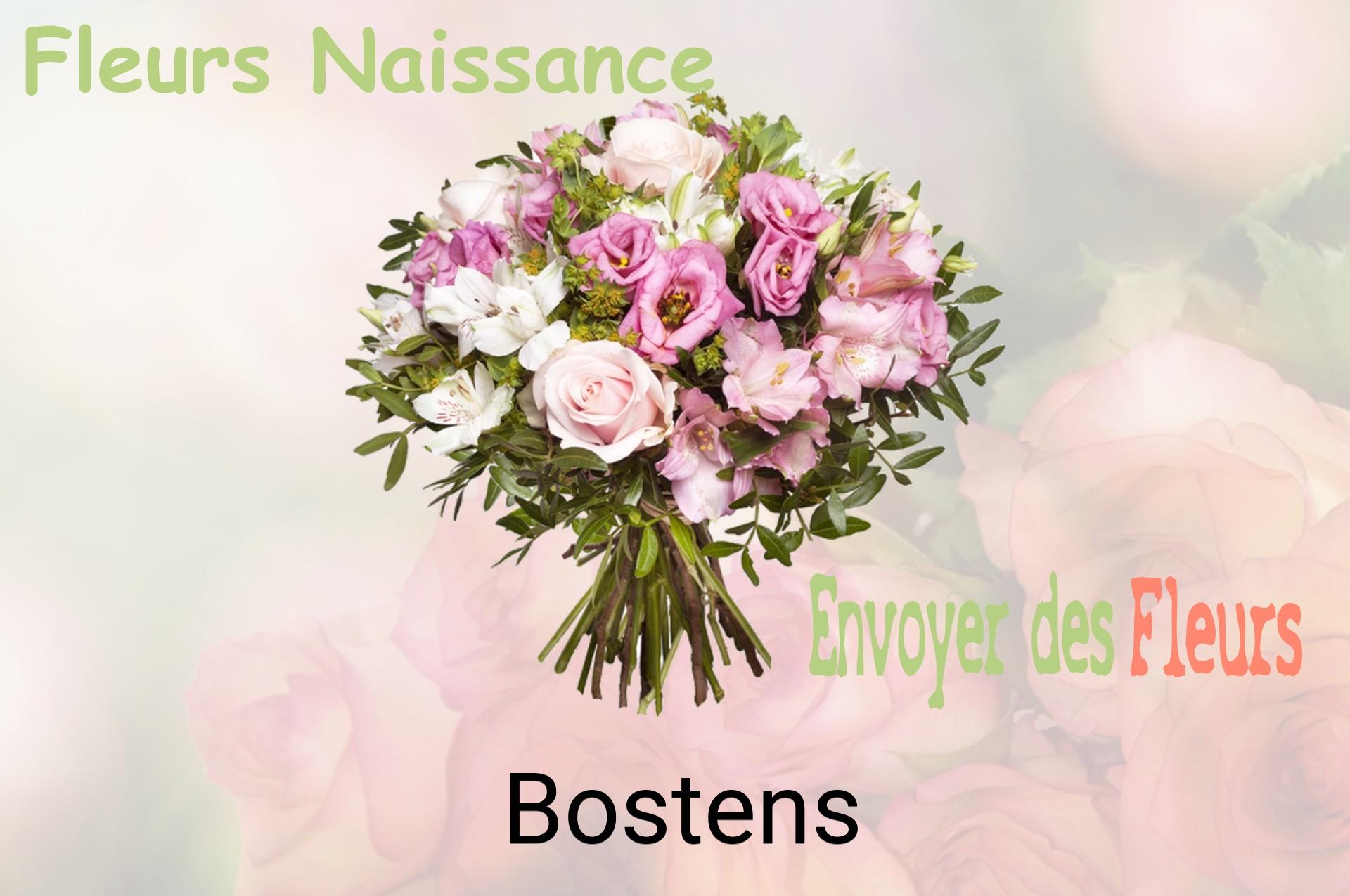 Bouquet de fleurs de naissance livré à Bostens